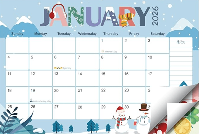 ScreenShot_2026-01-10_093955_673 Guasslee Desk Calendar 2026-2027, 18-Month from 2026 Jan. - 2027 Jun, 17"x11.5" Large Monthly Desk Planner with Corner Protectors, Ample Blocks & Notes for Home Office - Image 1
