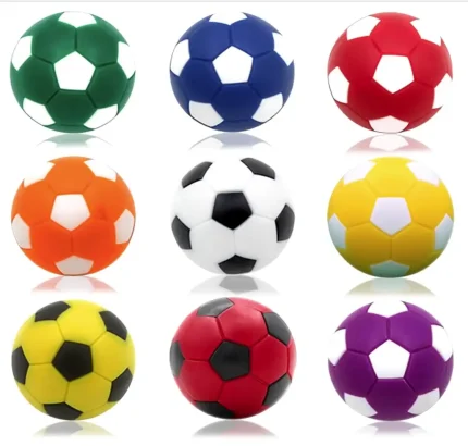 OuMuaMua Foosball Table Balls 1.42 Inch Soccer Balls for Tabletop Game Foosball Table World Cup Accessory Replacements